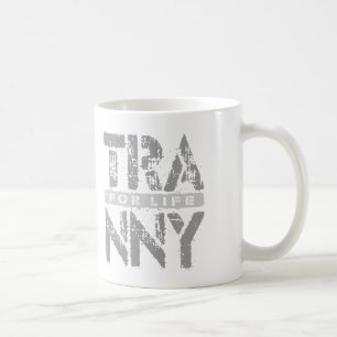 TRANNY för liv - pålitliga bilöverföringar, gr Kaffemugg