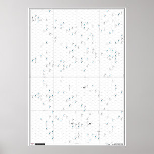 Tranquibility Sector Poster Karta för cellsektorn