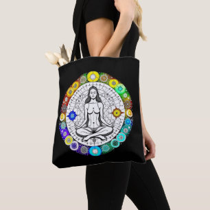 Tranquil and Serene Peacval Meditation Tygkasse