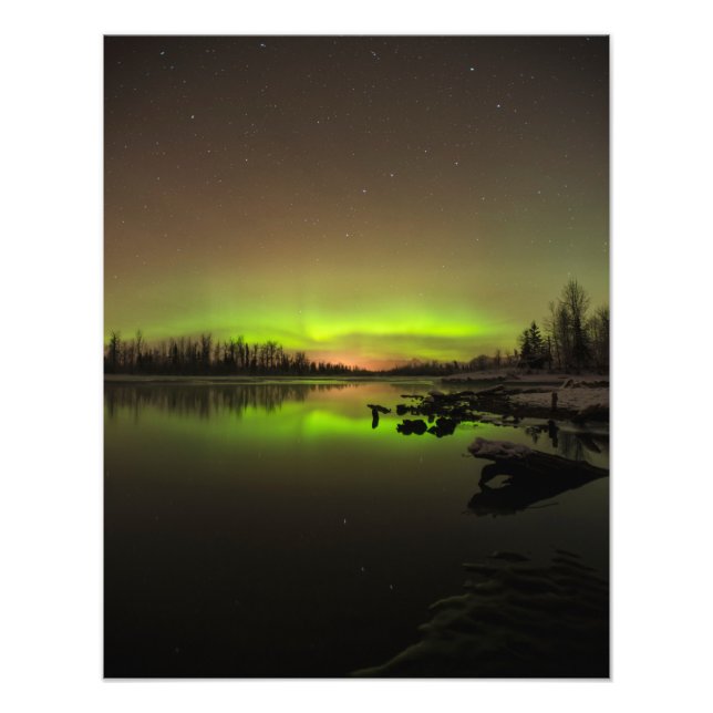 Tranquil Aurora Fototryck (Framsidan)