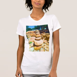 Tranquil Balancing Sten - Eester Rivier T-shirt