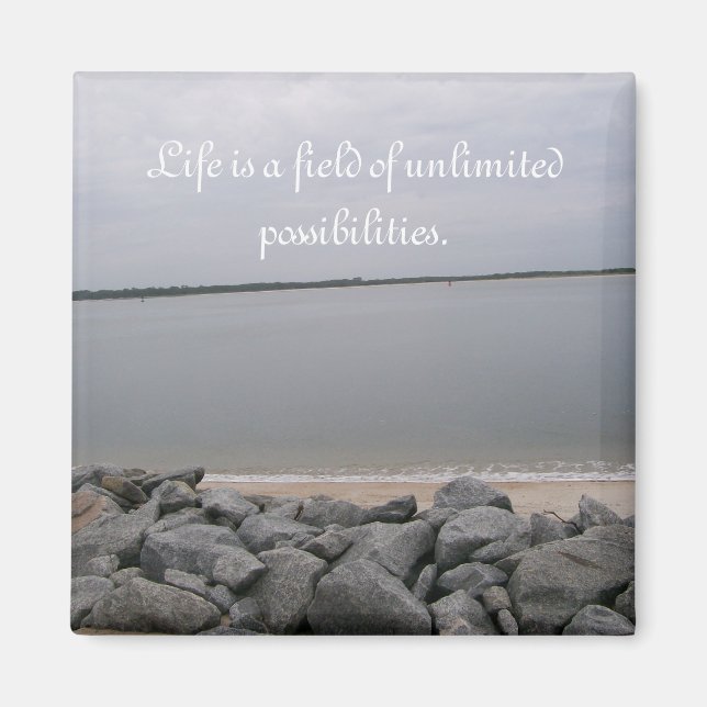 Tranquil Beach Magnet (Framsidan)