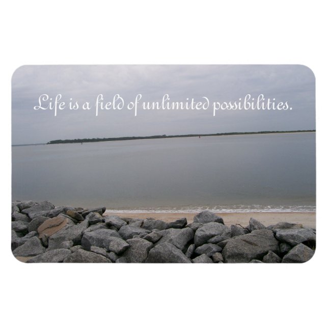 Tranquil Beach Magnet (Horisontell)