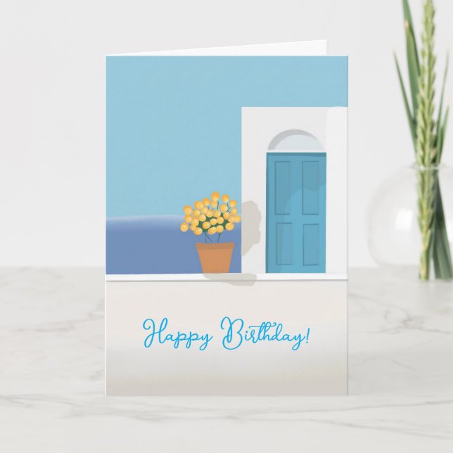 TRANQUIL - BIRTHDAY CARD HELGKORT (Framsida)
