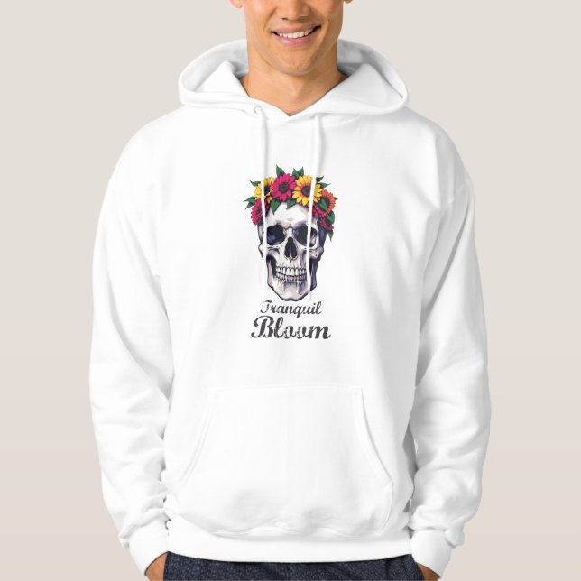 Tranquil Bloom Hoodie (Framsida)