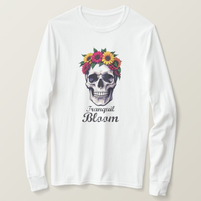Tranquil Bloom T Shirt (Design framsida)