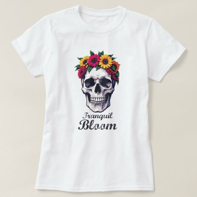 Tranquil Bloom T Shirt (Design framsida)