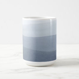 Tranquil Blue-Grays, Abstrakt liggande Kaffemugg