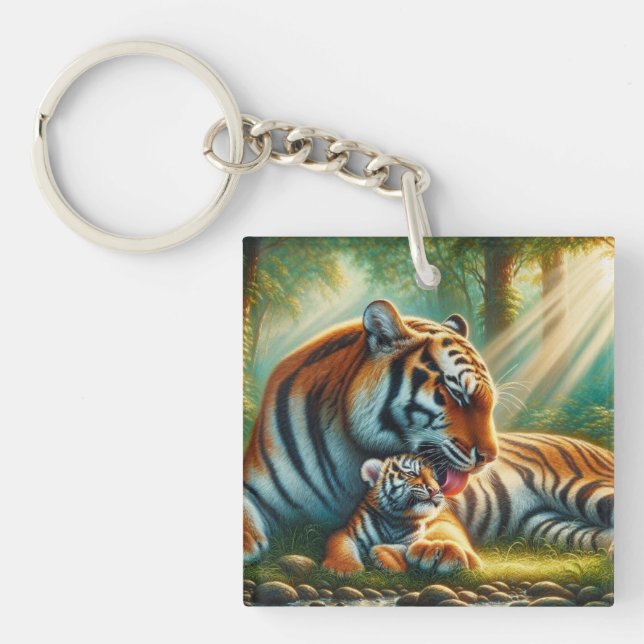 Tranquil Bonding in the Jungle Painting (Framsidan)