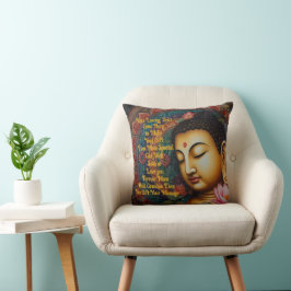 Tranquil Buddha Personlig Message - Zen Gift Kudde