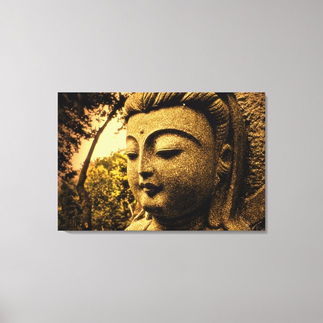 Tranquil Buddha Wrapped Canvas (Framsida)