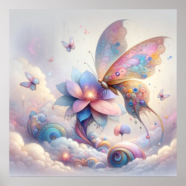 Tranquil Butterfly Poster (Framsidan)
