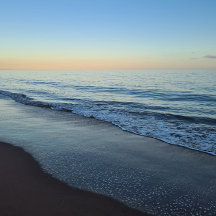 Tranquil Devon Sunset Beach - bärbar dator