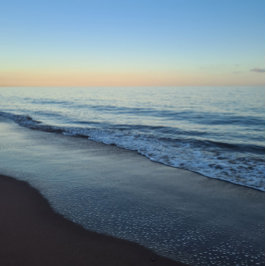 Tranquil Devon Sunset Beach - bärbar dator Anteckningsbok