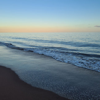 Tranquil Devon Sunset Beach - bärbar dator Anteckningsbok