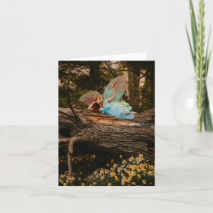 Tranquil Fairy in a Daffodil Fält - Folcard Kort