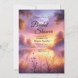 Tranquil Glow of Evening från Sjö Inbjudningar