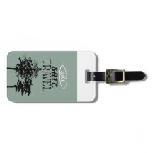 Tranquil Gräs Travel Luggage Tag