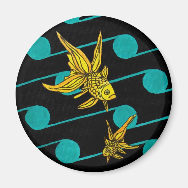 TRANQUIL GULD FISK MAGNET (Framsidan)