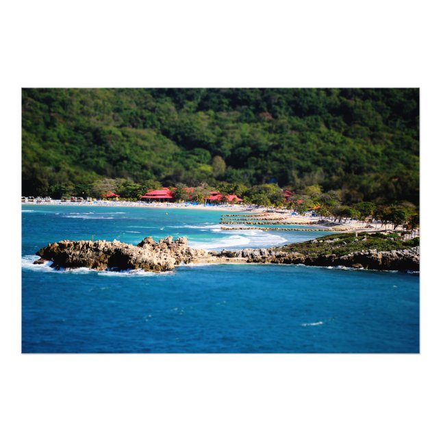 Tranquil Island Paradise Labadee Haiti Fototryck (Framsidan)