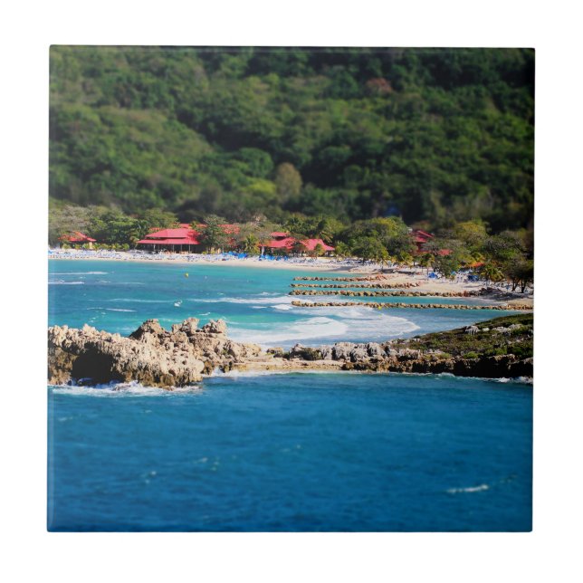 Tranquil Island Paradise Labadee Haiti Kakelplatta (Framsidan)