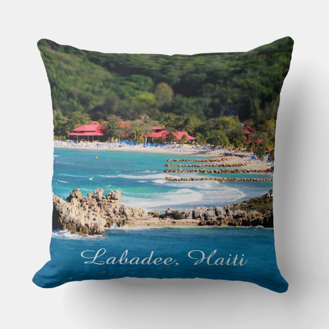 Tranquil Island Paradise Labadee Haiti Kudde (Framsida)