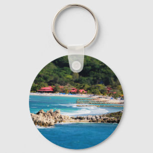 Tranquil Island Paradise Labadee Haiti Nyckelring