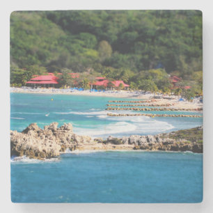 Tranquil Island Paradise Labadee Haiti Underlägg Sten