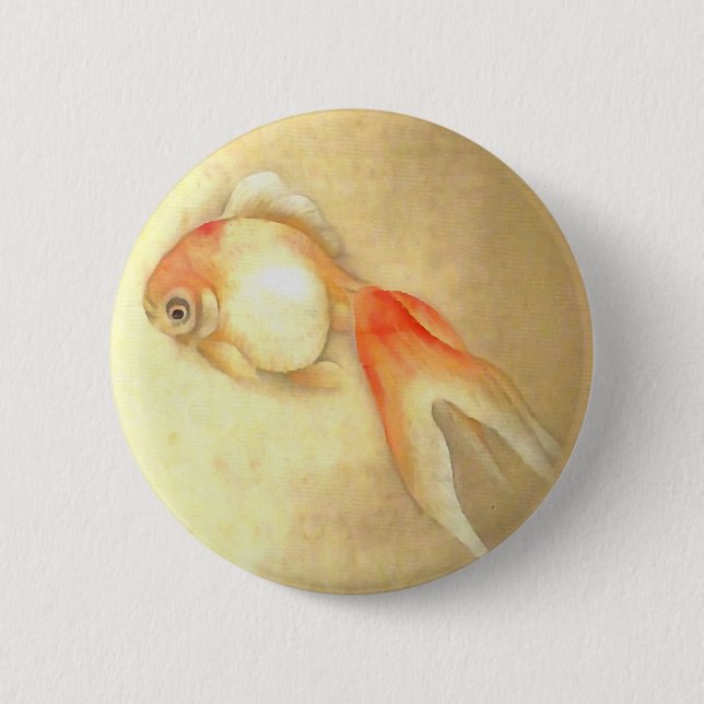 Tranquil Japansk Goldfish Knapp (Framsida)