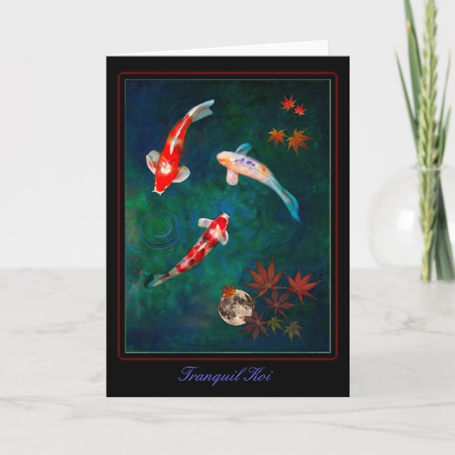 Tranquil Koi Kort (Framsida)
