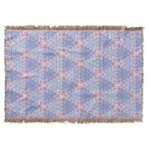 Tranquil Lavender Geometric Star Maze Mönster