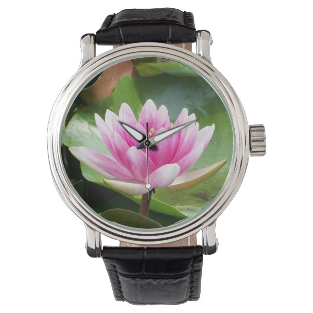 Tranquil Lotus Armbandsur (Framsida)