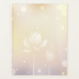 Tranquil Lotus Hardcover Daily Planner