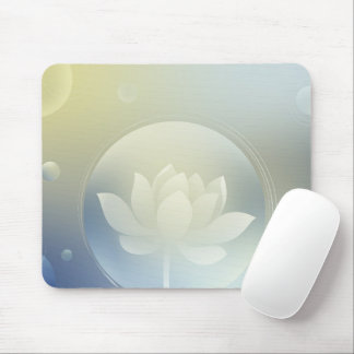 Tranquil Lotus Mouse Pad Musmatta