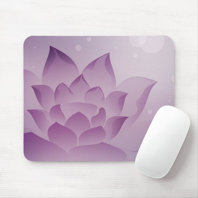 Tranquil Lotus Mouse Pad Musmatta (Med mus)