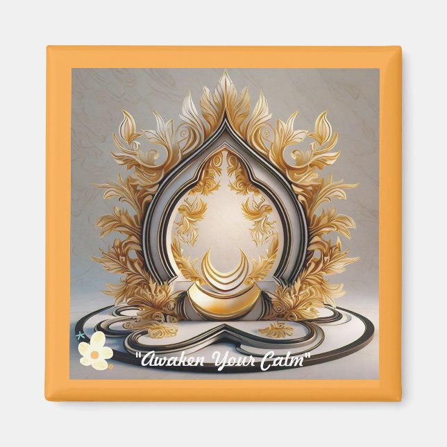 "Tranquil Mindful Soul" Magnet (Framsidan)