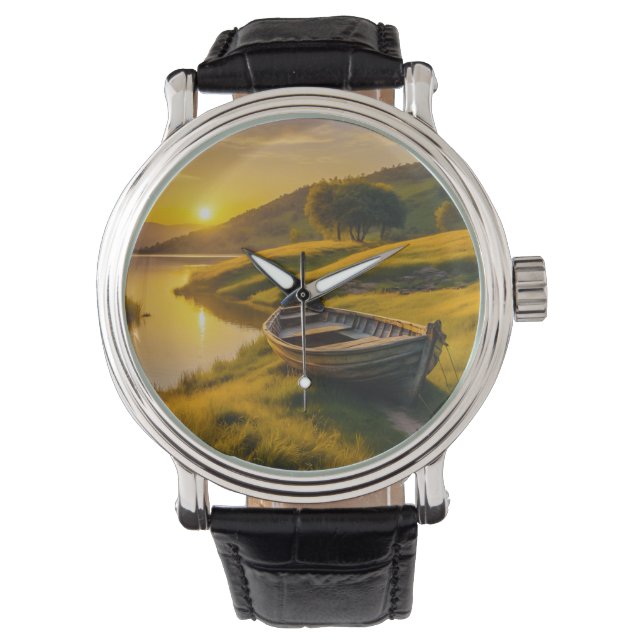Tranquil Morgon Sunrise Armbandsur (Framsida)