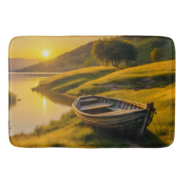 Tranquil Morgon Sunrise Badrumsmatta