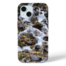 Tranquil Mossy Cascade iphone case