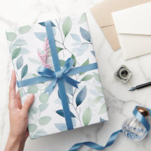 Tranquil Oasis Watercolor Löv Monogram & Namn