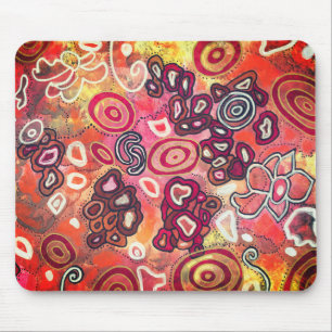 Tranquil Oval Corals Original Abstrakt Artwork Musmatta