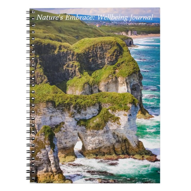 Tranquil Refltions: Välmående Journal Anteckningsbok (Framsidan)