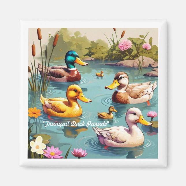 "Tranquil Scene with Ankor" Magnet (Framsidan)