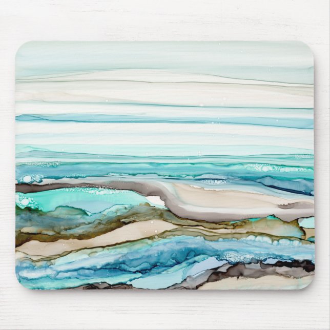 Tranquil Sea Mousepad Musmatta (Framsidan)