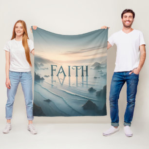 Tranquil Sjölandskap Faith Fleecefilt