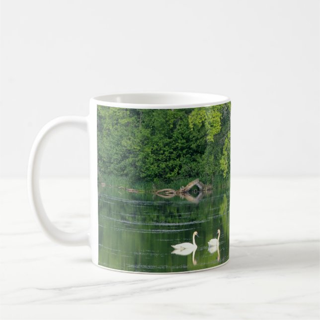 Tranquil Svanar Kaffemugg (Vänster)