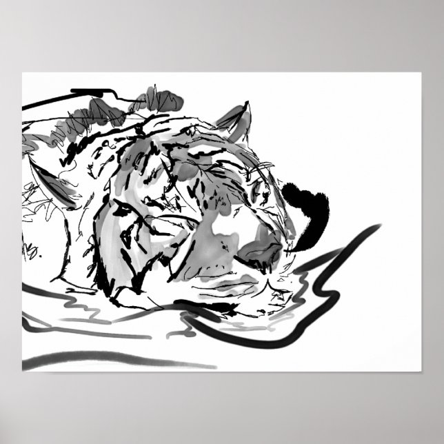 Tranquil Tiger Poster (Framsidan)