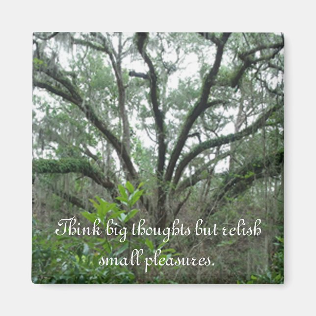 Tranquil Träd Magnet (Framsidan)