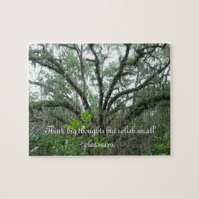 Tranquil Träd Puzzle Pussel (Horisontell)