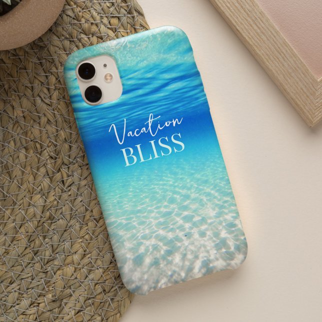 Tranquil Vacation Bliss Relaxing Ocean Underwater (Tranquil Vacation Bliss Relaxing Ocean Underwater Case-Mate iPhone Case)